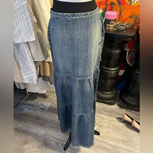 Earl Jeans Women's Blue Denim Skirt